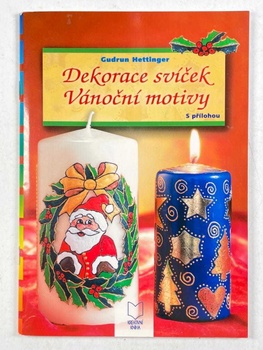 Dekorace svíček - vánoční motivy