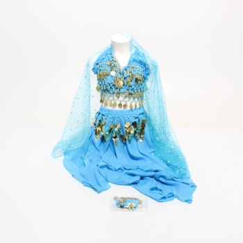 Dievčenské modrý kostým veľ. 134 Fairycos