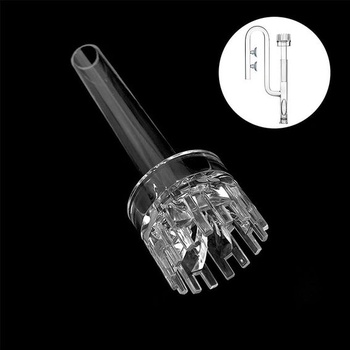 DONGKER Aquatic Glass Lily Pipe, nástroj na čistenie vodného oleja pre filter nádrží s akváriom 1/2''