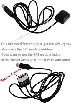 Geekstory VK-162 G-Mouse USB GPS dongle čip M8030 72kanálový navigačný modul Externá GPS anténa pre