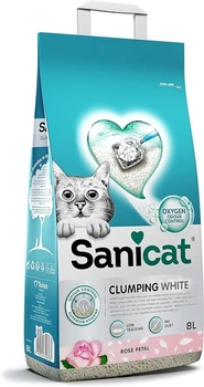 Sanicat – bílá shlukující kočičí podestýlka – vůně…