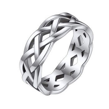 Bestyle dámský prsten s keltským uzlem Edelsthal uzavřený prsten pro milenku/přítelkyni/dceru k