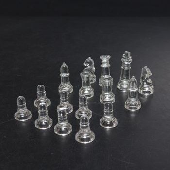 Skleněný šachový set Apex