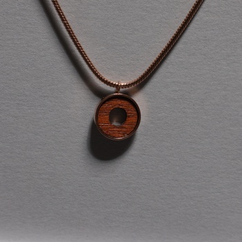 Dámský náhrdelník Bewooden 48 cm kolečko