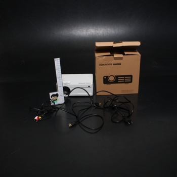 Projektor Comaogo Full HD 1080P, bílý
