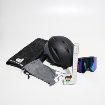 Čierna lyžiarska helma Odoland