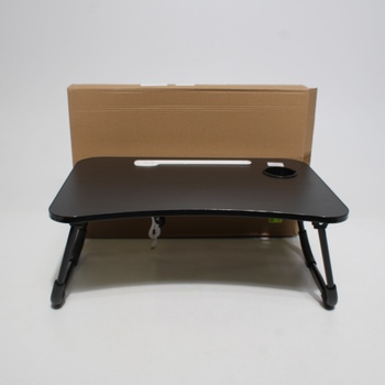 Dřevěný stolek na laptop A3A ACADGQ černý