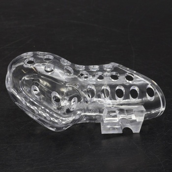 Plastová klec na penis transparentní