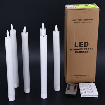 LED svíčky Eldnacele ‎ZGL006-W, 6 ks
