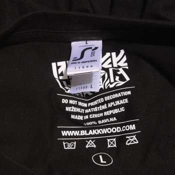 Tričko Blakkwood čierne veľ. L Za čiarou