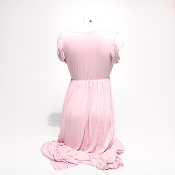 Tehotenské šaty FEOYA ružové