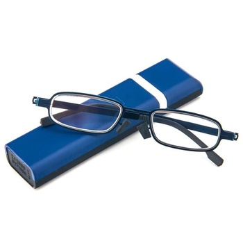 Ultraľahké okuliare na čítanie KoKoBin s kovovým rámom s pomôckou na čítanie Celorámové okuliare vyrobené z