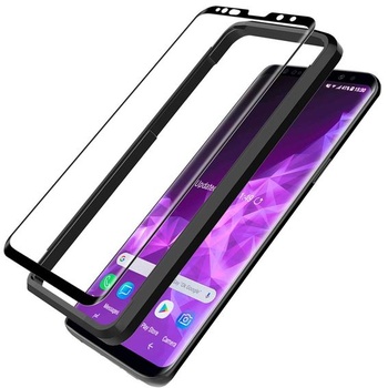 Ochranná fólie LÏK pro Samsung Galaxy S9 – [Film s rámečkem] 3D zaoblené plné pokrytí 9H tvrdost