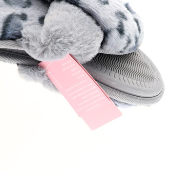 Zimní domací obuv NING vel. 38,5 EU šedá