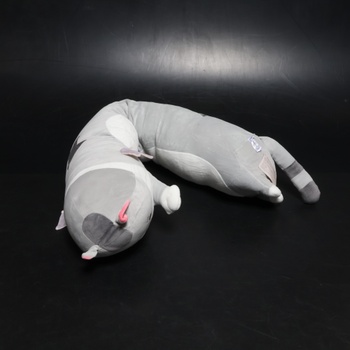 Plyšová hračka Mewaii vankúš 130 cm sivý