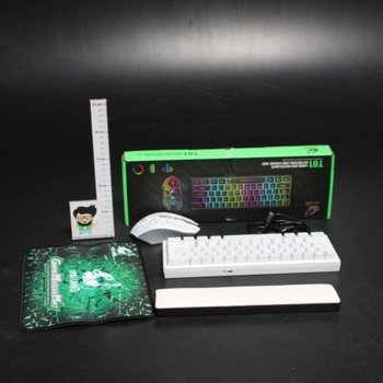Set klávesnice a myš LexonElec v bílé barvě