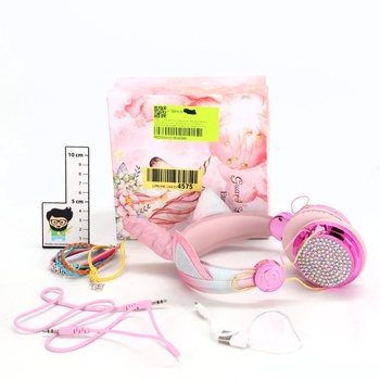 Bezdrôtové slúchadlá JYPS Unicorn pink