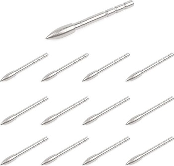 ELONG OUTDOOR Balenie 12 kusov hrotov šípov pre lukostreľbu Široké hroty 85 zŕn 100 zŕn 120 zrnitosť