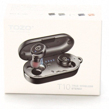 Bezdrátová sluchátka TOZO T10 TWS černá 
