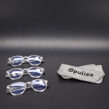 Sada brýlí Opulize BBB60-12C 3 kusy 1,5 diop