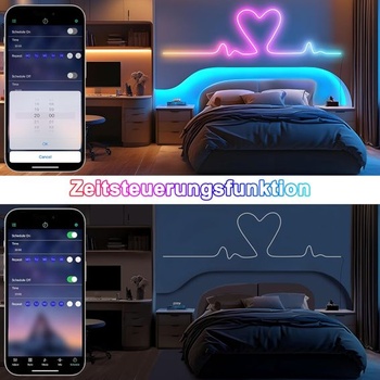 Cozylady 6M RGB neónový LED pásik 24V