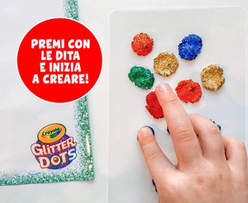 Súprava na tvorenie Crayola Glitter Dots