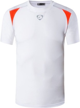 jeansian Herren Sportswear Quick Dry Tričko s krátkým rukávem LSL1058 White L