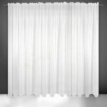 Záclona Eurofirany voál 400x250cm biela 1ks