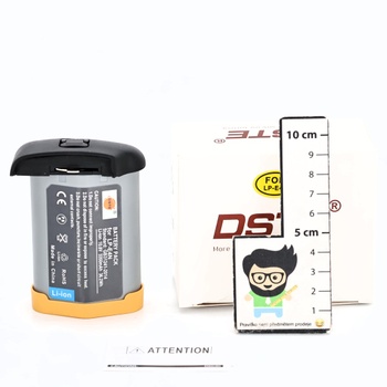 Náhradná batéria DSTE LP-E4N čierna