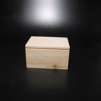 Dřevěný úložný box 30x40x22 cm