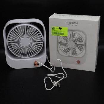 Stolní ventilátor AINSEALA bílý 10 rychlostí