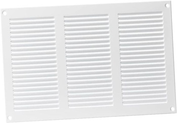 Vetracia mriežka 300x200mm - biela mriežka výfuku s ochranou proti hmyzu mriežka prívodu odpadového