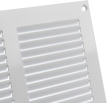 Vetracia mriežka 300x200mm - biela mriežka výfuku s ochranou proti hmyzu mriežka prívodu odpadového