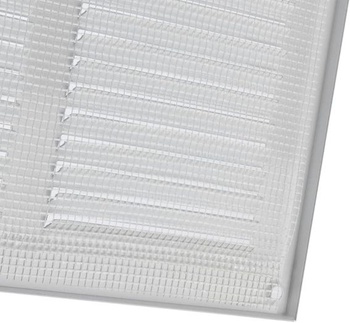 Větrací mřížka 300x200mm - bílá mřížka výfuku s ochranou proti hmyzu mřížka přívodu odpadního