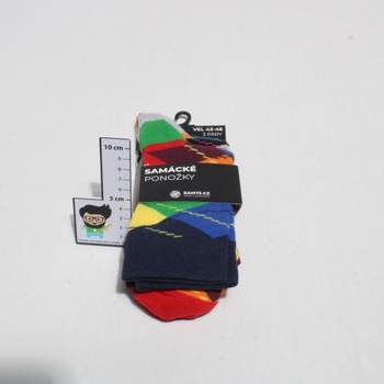 Pánské ponožky Sam 73 barevné vel. 43-46