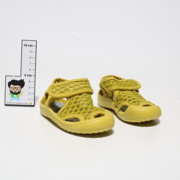 Dětské letní sandále, žluté - vel. 14