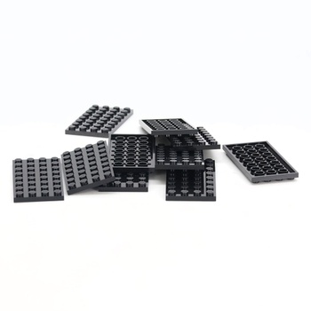 Čierne lego doštičky Lego 3035-Black-10