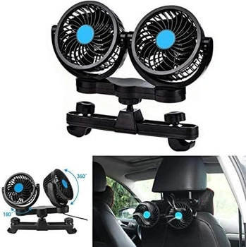 SUPAREE Elektrický ventilátor do auta 12V Letní chladicí…