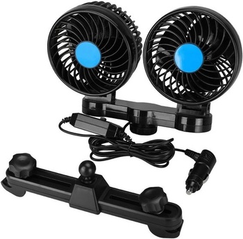 SUPAREE Elektrický ventilátor do auta 12V Letní chladicí vzduchový cirkulátor se změnou rychlosti