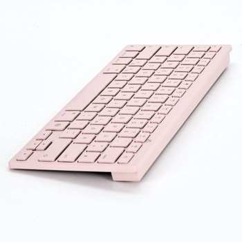 Bluetooth klávesnice Emetok KB006, růžová