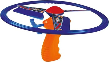 Günther Flugspiele 1646 - Vrtulová hračka Power Spin, cca Ø 26,5 cm, létající rotor s efektem