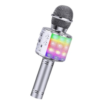 Mikrofon ShinePick CT007S-SP-IT, stříbrný