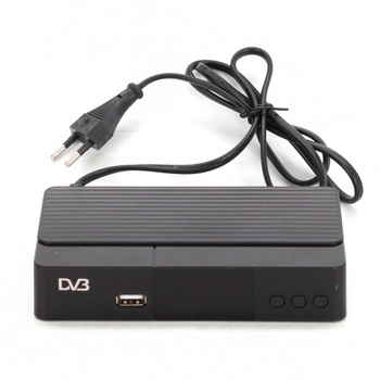 DVB-T2 Decoder Dcolor černý