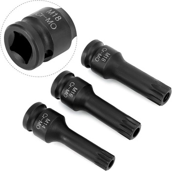 QWORK® 6dielna rázová objímka s vnútornou drážkou M14 M16 M18 1/2