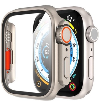 Kryt KSKSPE pro Apple Watch Series 9/8/7/6/5/4/SE, HD tvrzené sklo odolné proti poškrábání Ochranné
