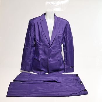 Pánský oblek Suitmeister vel. L fialový