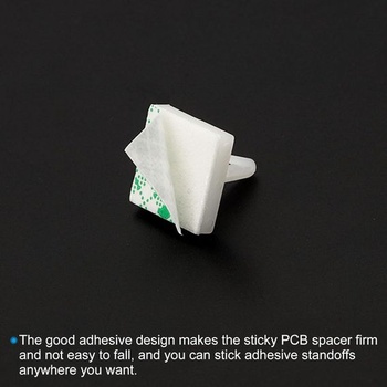 PATIKIL 100ks Sticky PCB Dištančné Samolepiace dištančné podložky 0,19