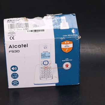 Bezdrátový telefon Alcatel F530 modrobílý