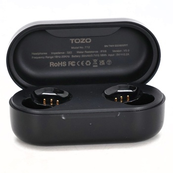 Bezdrôtové slúchadlá Tozo T12 čierna