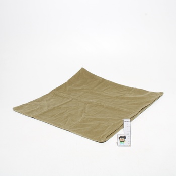 Sametový povlak na polštář Miulee zelený 